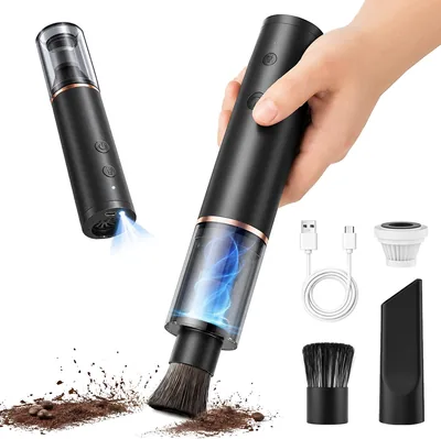 Barista Coffee Vacuum Cleaner - LED Handheld Powder Remover