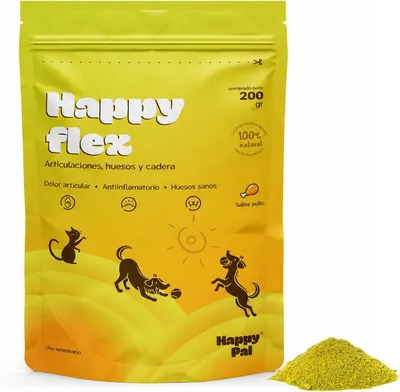 Happy Pal Happy Flex I - Suplemento para Articulaciones de Perro y Gato