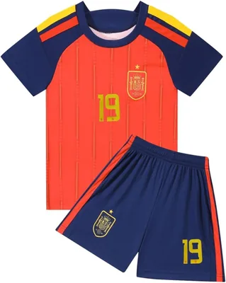TEKISIN Soccer Jersey Set Boys Girls Quick Dry Football Shirts & Shorts - Best Deal