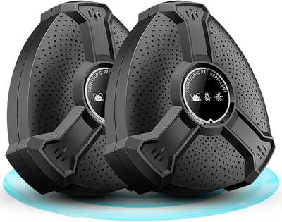 2026年改善 2ピースセット: ネズミ駆除器、超音波、360°カバー、自動変換周波数、安全、非毒性、エネルギー