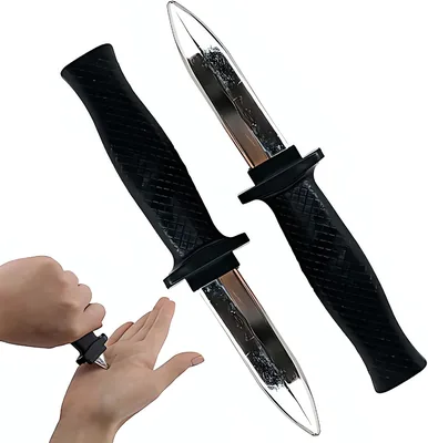 2 Pcs Retractable Magic Knives - Halloween Prank Props