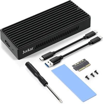 Jorkar USB-C SSD Enclosure for MacBook Air/Pro - PCIe Reader