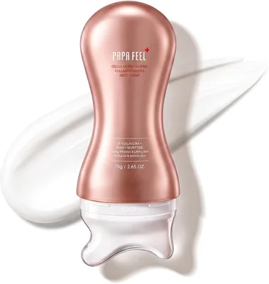 Crema Reafirmante Antiedad para Cuello PAPA FEEL con PDRN y Péptidos
