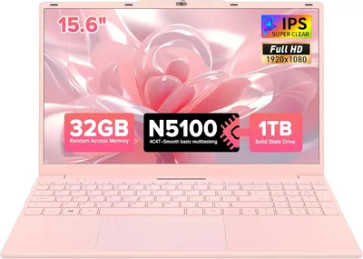 Auusda 15.6" Pink Laptop Deal