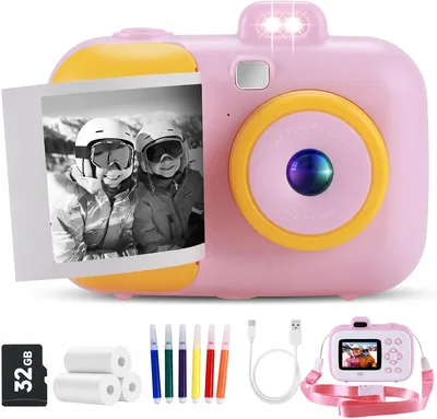 Kids Camera Instant Print Dual Lens