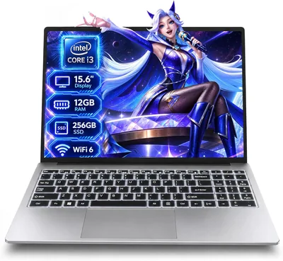 Znvmxr 15.6 Inch Laptop Windows 11 I3 Backlit Keyboard