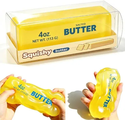 Butter Squishy Coconut-Oil-Like Texture, Moldable No Scent | Moldable, Scent Free