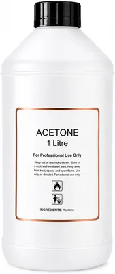 Pure Acetone Nail Polish Remover, 1 Litre