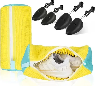 Shoe Washing Machine Bag with 4 Shoe Trees