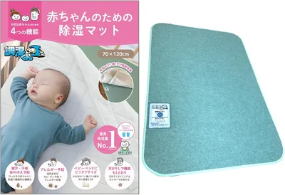クンデルミティングマット（再利用可能）ベビー用 湿気コントロール マットレス、シーツの下に