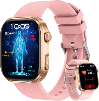 Sponsored Ad - ECG HRV Smart Watch Fitness Tracker Women - 1.88" TFT Screen Smartwatch with Bluetoot