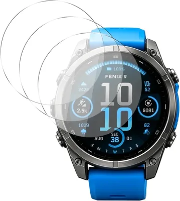 Garmin Fenix 9 Pro 51mm Screen Protector 3 Pack