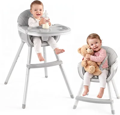 4โinโ1 Baby High Chair Adjustable with Tray