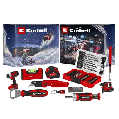 Einhell 48-teiliges Werkzeug-Adventskalender 2026 | 360° Auspacken | Bohrer- und Schraubensatz