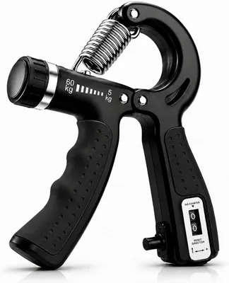 Hand Grip Ajustável 5 a 60kg | Fortalecedor de Mãos e Punhos