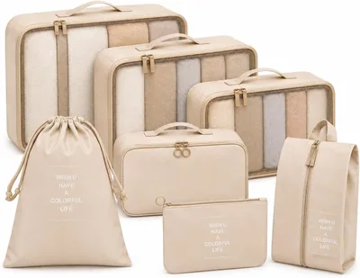 Organizador de Mala 7 Peças para Viagens