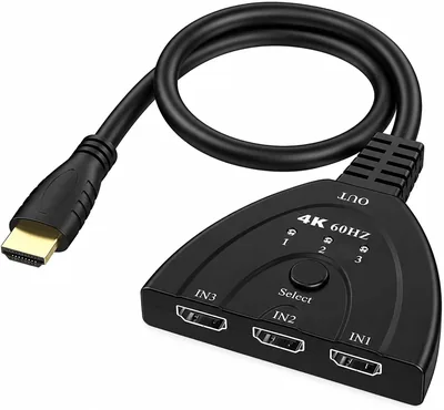 HDMI Cable 4K Switcher LED Display Plug & Play