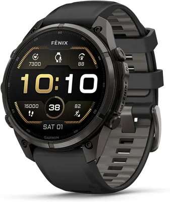 Garmin fenix® 9 Pro, Carbon Gray DLC Titanium, 47mm