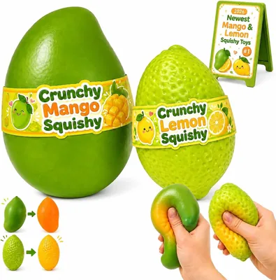 Crunchy Mango Lemon Squishy Set