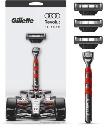 Gillette Rastrillo Audi Revolut F1® Team 1 Mango + 3 Cartuchos