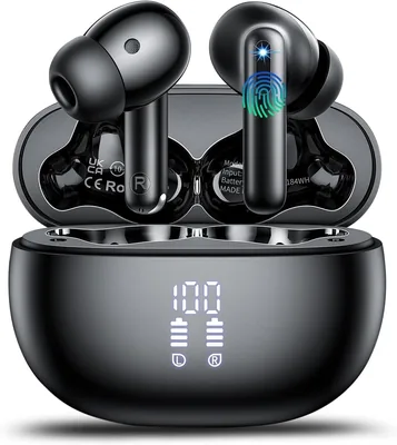 Cuffie Bluetooth 2026 5.4, Stereo Hi-Fi con Microfono ENC a Riduzione del Rumore