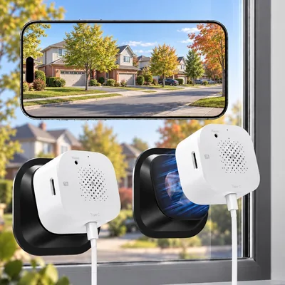 2 Pack Window Camera Security System WiFi
