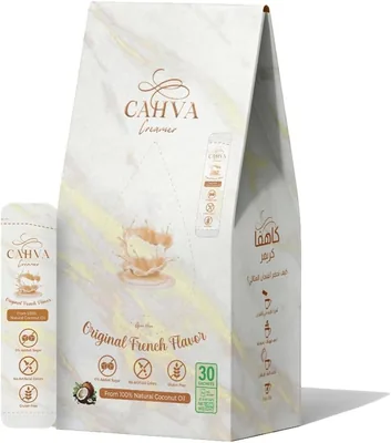 Cahva Coffee Creamer Original French Flavor 5g x 30 Pack