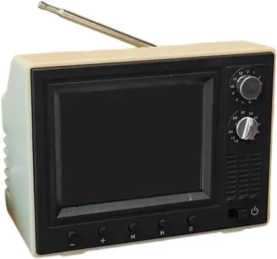 Wudhgslc Dollhouse TV Battery Powered 2.4 Inch Screen