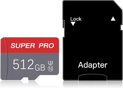 512GB Micro SD Card TF Card with Adapter