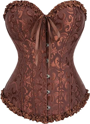 Lace Up Boned Overbust Bustier | Women's Corset Top