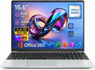 Celeron N5095 Laptop - 15.6" FHD IPS