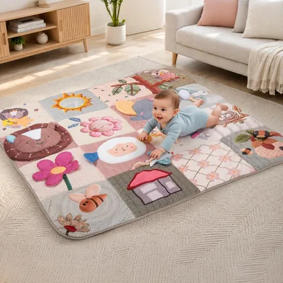 Tippi Plush Sensory Baby Play Mat Best Deal