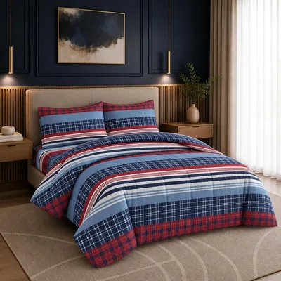 Edredón Ligero Comfort Mills King Size 3 Piezas con Fundas de Almohada