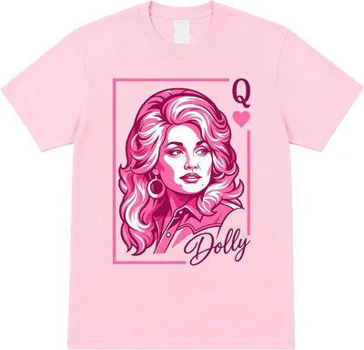 Dolly Queen of Hearts T-Shirt - Pink Playing Card Graphic