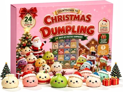 Christmas Squishy Advent Calendar 2026 - Fidget Countdown