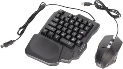 Wired OTG Adapter Kit RGB Mechanical Keypad Gaming Mouse