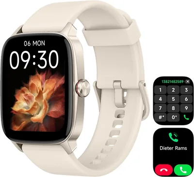 Smart Watch Men Women Bluetooth Call AI Fitness Tracker