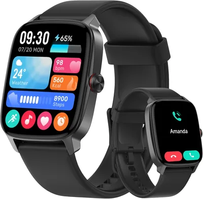 Smart Watch Men Women Bluetooth Call AI Voice