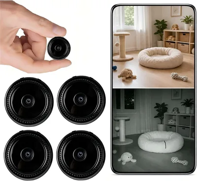 4pcs 2026 Spy Camera WiFi Cam HD 1080P Night Vision