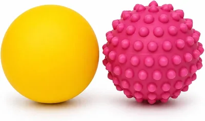 Kit com 2 Bolas de Fisioterapia para Fortalecimento Muscular