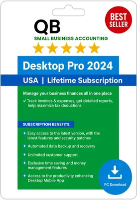 QuickBook Desktop Pro Plus 2024 Windows PC Lifetime