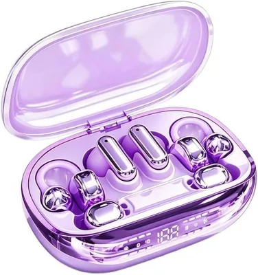 LED Display Headphones w/ Portable Case