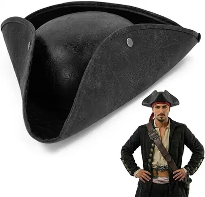 Vintage Pirate Tricorn Hat - Adult Costume