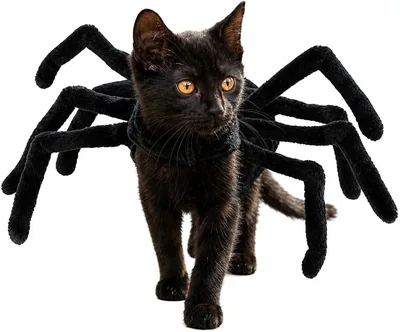 Halloween Spider Costume for Dogs & Cats Adjustable Velcro S Best Deal