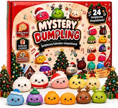 2026 Dumpling Advent Calendar - 24 Squishy (Red)