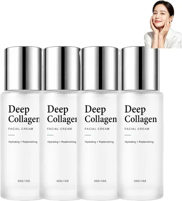 Collagen Face Cream - Anti Aging Moisturizer (4PC)