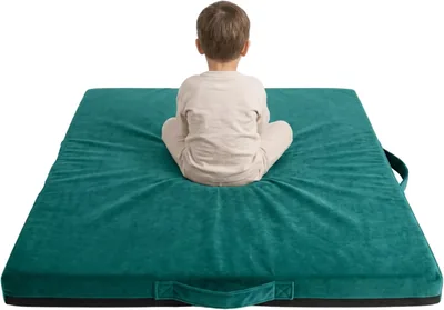 Kosiproducts Sensory Velvet Safe Play Non Slip Landing Tumbling Crash Mat | Neuro Divergent Surround