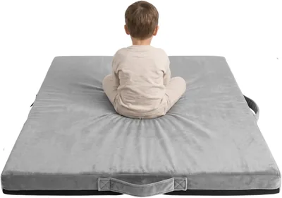 Kosiproducts Sensory Velvet Safe Play Non Slip Landing Tumbling Crash Mat | Neuro Divergent Surround