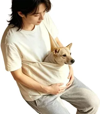 キャットキャリアー Tシャツ ペット用キャリア服 女性・男性用 小型犬にも ショートスリーブ Tシャツ カンガルーポケット 大きいサイズ