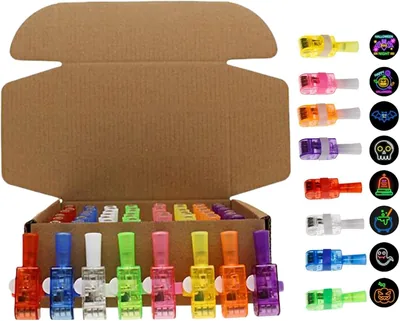 48Pcs Halloween Finger Projector Lights
